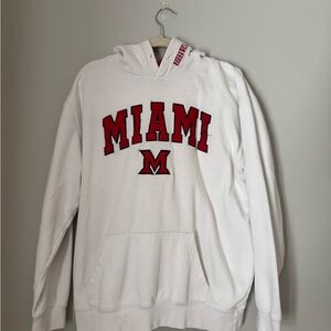 Miami University White Hoodie